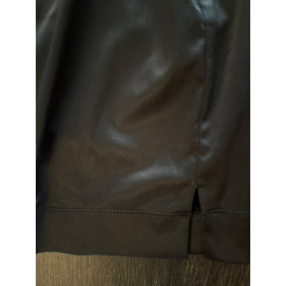 Intimately Free People Tongue Tied Black Satin Mini Dress W/ Lace-Up Back Size X - Picture 7 of 9